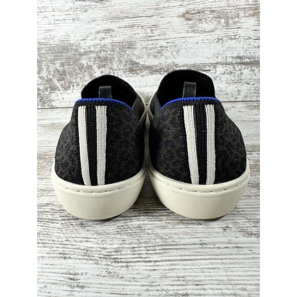 Women's Rothy's The Original Slip On Espresso Leopard Brown/Black Shoes Sz 8.5 - Picture 5 of 9